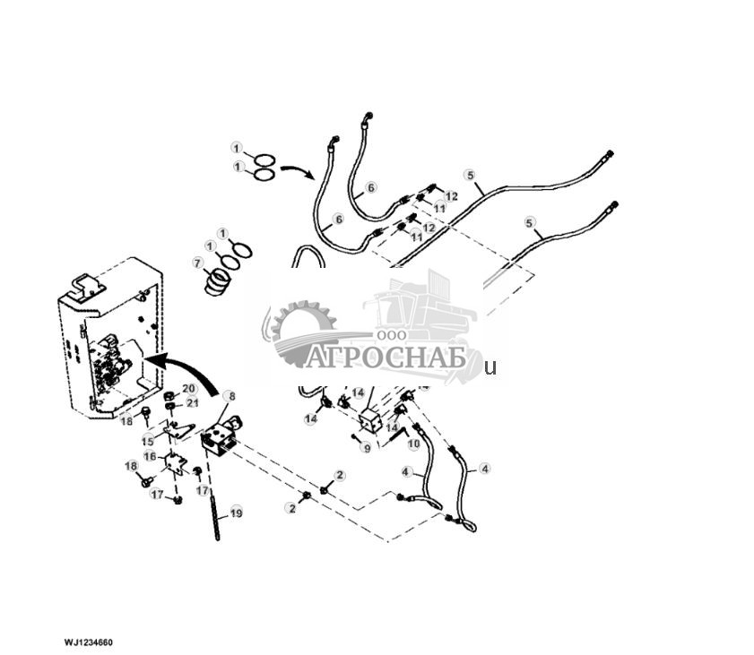 Headboard Hydraulic Lines, VLS, Hyflex - ST776279 130.jpg